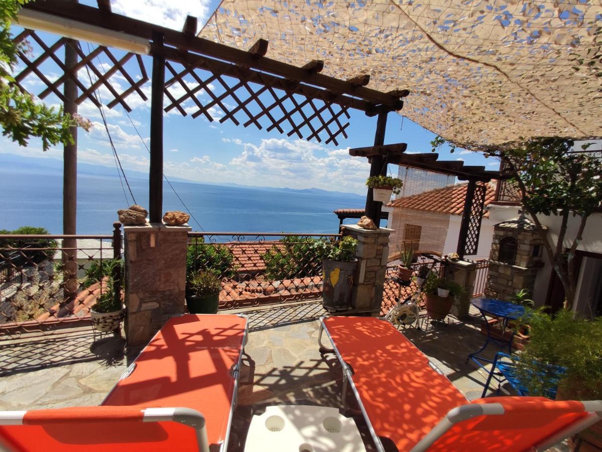 The Pagasetic Balcony - Magestic Sea Cottage Wolos Zewnętrze zdjęcie
